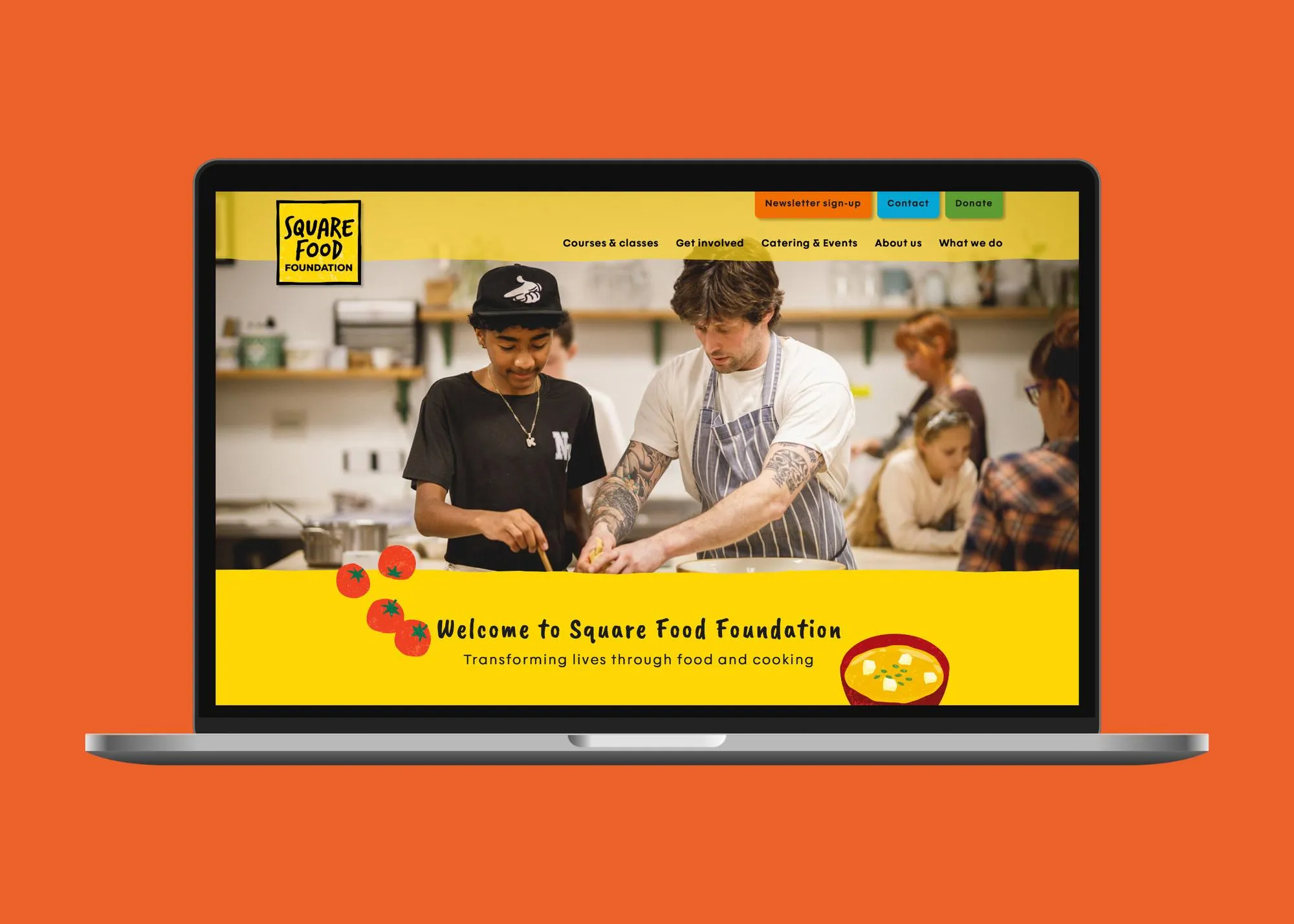 Square Food Foundation final design